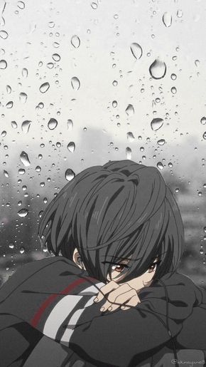 foto profil wa sad boy hujan