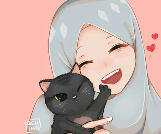 foto profil wa islami kucing